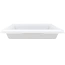 Rubbermaid FG350700WHT 2 gal Food/Tote Box - 18x12x3 1/2" White Poly thumbnail 2