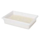 Rubbermaid FG350800WHT 8 1/2 gal Food/Tote Box - 26x18x6" White Poly thumbnail 4