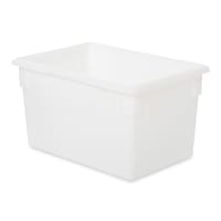 Rubbermaid FG350800WHT 8 1/2 gal Food/Tote Box - 26x18x6" White Poly thumbnail 5
