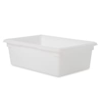 Rubbermaid FG350800WHT 8 1/2 gal Food/Tote Box - 26x18x6" White Poly thumbnail 6