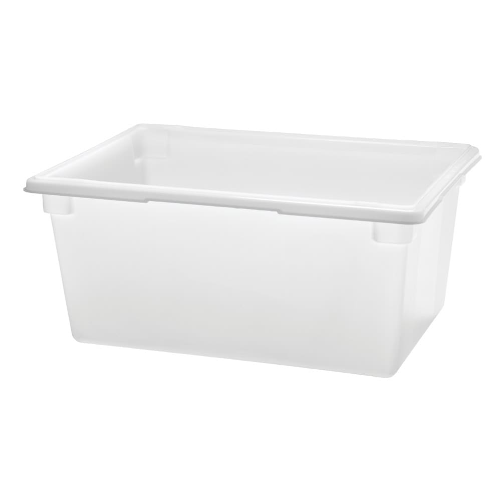 Rubbermaid FG352800WHT 16 5/8 gal Food/Tote Box - 26x18x12" White Poly