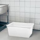 Rubbermaid FG352800WHT 16 5/8 gal Food/Tote Box - 26x18x12" White Poly thumbnail 2