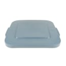 Rubbermaid FG353900GRAY Square Flat Trash Can Lid - Plastic, Gray thumbnail 3