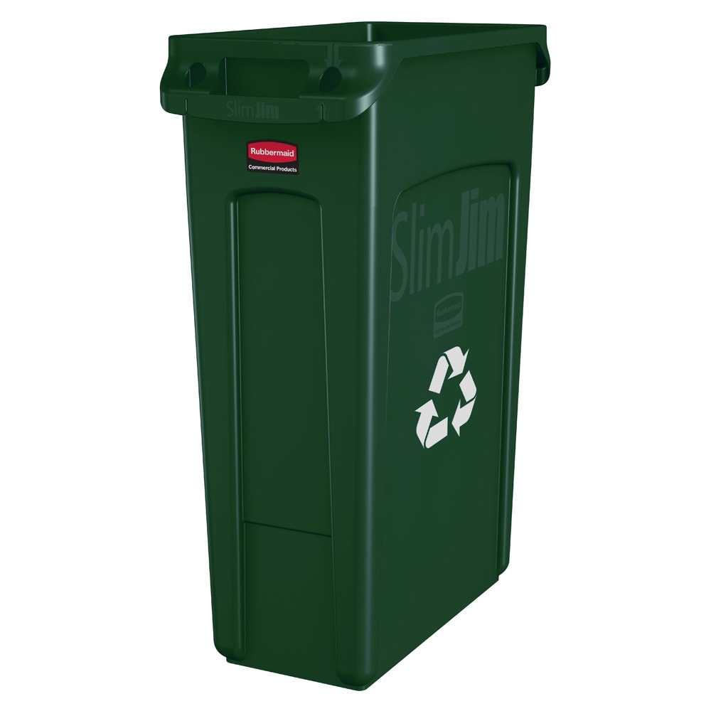 Rubbermaid FG354007GRN 23 gal Multiple Material Recycle Bin - Indoor