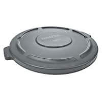 Rubbermaid FG354300GRAY Round Funnel Trash Can Lid - Plastic, Gray thumbnail 3