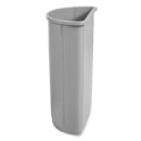 Rubbermaid FG355000GRAY 12 1/8 gal Round Rigid Trash Can Liner, Plastic - Gray thumbnail 3