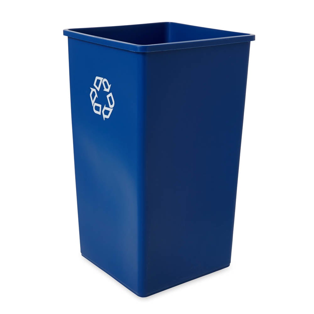 Rubbermaid FG395973BLUE 50 gal Multiple Material Recycle Bin - Indoor/Outdoor