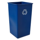 Rubbermaid FG395973BLUE 50 gal Multiple Material Recycle Bin - Indoor/Outdoor thumbnail 3