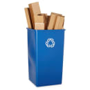 Rubbermaid FG395973BLUE 50 gal Multiple Material Recycle Bin - Indoor/Outdoor thumbnail 4