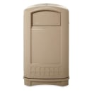 Rubbermaid FG396400BEIG 50 gal Outdoor Decorative Trash Can - Plastic, Beige thumbnail 2