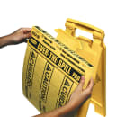 Rubbermaid FG425400YEL Over-the-Spill Pad Tablet - "Caution Wet Floor" 16 1/2x14" Yellow thumbnail 2