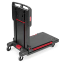 Rubbermaid FG430000BLA 2 Level Polymer Utility Cart w/ 400 lb Capacity, Raised Ledges thumbnail 5