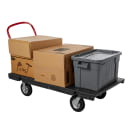Rubbermaid FG447100BLA 2500 lb Platform Truck w/ Tie Downs, 62"L x 31 7/10" W thumbnail 4