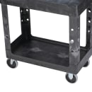 Rubbermaid FG450088BLA 2 Level Polymer Utility Cart w/ 500 lb Capacity, Raised Ledges thumbnail 4