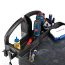 Rubbermaid FG452088BLA 2 Level Polymer Utility Cart w/ 500 lb Capacity, Raised Ledges thumbnail 6