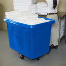 Rubbermaid FG461600DBLUE Trash Cart w/ 500 lb Capacity, Blue thumbnail 3