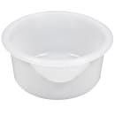 Rubbermaid FG572000WHT 2 qt Round Storage Container - White Poly thumbnail 3