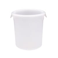 Rubbermaid FG572000WHT 2 qt Round Storage Container - White Poly thumbnail 7