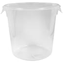 Rubbermaid FG572124CLR 4 qt Round Storage Container - Clear Poly thumbnail 2