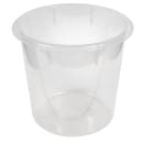 Rubbermaid FG572124CLR 4 qt Round Storage Container - Clear Poly thumbnail 3