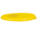 Rubbermaid FG572200YEL 8 4/5" Round Storage Container Lid - Yellow Poly thumbnail 2