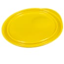 Rubbermaid FG572200YEL 8 4/5" Round Storage Container Lid - Yellow Poly thumbnail 4