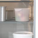 Rubbermaid FG572300WHT 6 qt Round Storage Container - White Poly thumbnail 6