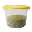 Rubbermaid FG572324CLR 6 qt Round Storage Container - Clear Poly thumbnail 2