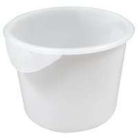Rubbermaid FG572324CLR 6 qt Round Storage Container - Clear Poly thumbnail 5