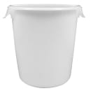Rubbermaid FG572400WHT 8 qt Round Storage Container - White Poly thumbnail 2