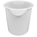 Rubbermaid FG572400WHT 8 qt Round Storage Container - White Poly thumbnail 3