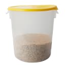 Rubbermaid FG572824CLR 22 qt Round Storage Container - Clear Poly thumbnail 2