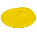 Rubbermaid FG573000YEL 13 1/2" Round Storage Container Lid - Yellow Poly thumbnail 3
