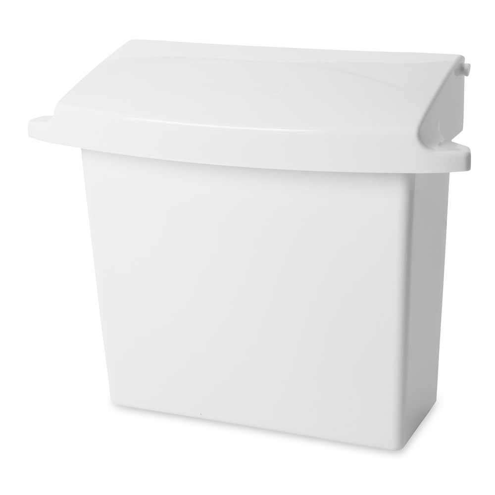 Rubbermaid FG614000WHT Sanitary Napkin Receptacle - White