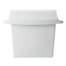 Rubbermaid FG614000WHT Sanitary Napkin Receptacle - White thumbnail 2