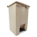 Rubbermaid FG614400BEIG 12 gal Step-On Container - Beige thumbnail 2
