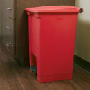 Rubbermaid FG614400RED 12 gal Step-On Container - Red thumbnail 3
