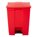 Rubbermaid FG614500RED 18 gal Step-On Container - Red thumbnail 2