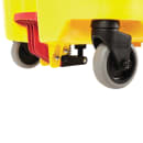 Rubbermaid FG618688YEL 44 qt WaveBrake Mop Bucket Combo - Side Press Wringer, Foot Pedal, Yellow thumbnail 5
