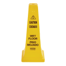 Rubbermaid FG627777YEL Safety Cone - "Caution, Wet Floor" Multi-Lingual, Yellow thumbnail 2