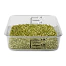 Rubbermaid FG630200 2 qt Space Saving Square Food Storage Container - Clear Poly thumbnail 2
