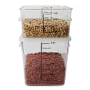 Rubbermaid FG630800 8 qt Space Saving Square Food Storage Container - Clear Poly thumbnail 4