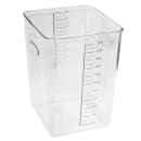 Rubbermaid FG632200 22 qt Space Saving Square Food Storage Container - Clear Poly thumbnail 2