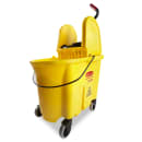 Rubbermaid FG738000YEL 31 qt Mop Bucket Combo - Reverse Wringer, Plastic, Yellow thumbnail 4