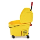 Rubbermaid FG757688YEL 44 qt WaveBrake Mop Bucket Combo - Down Press Wringer, Foot Pedal, Yellow thumbnail 2