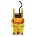Rubbermaid FG757688YEL 44 qt WaveBrake Mop Bucket Combo - Down Press Wringer, Foot Pedal, Yellow thumbnail 3