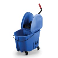 Rubbermaid FG758088YEL 35 qt WaveBrake Mop Bucket Combo - Side Press Wringer, Plastic, Yellow thumbnail 12