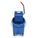Rubbermaid FG758888BLUE 35 qt WaveBrake Mop Bucket Combo - Side Press Wringer, Plastic, Blue thumbnail 3