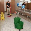 Rubbermaid FG758888GRN 35 qt WaveBrake Mop Bucket Combo - Side Press Wringer, Plastic, Green thumbnail 5