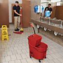 Rubbermaid FG758888RED 35 qt WaveBrake Mop Bucket Combo - Side Press Wringer, Plastic, Red thumbnail 5